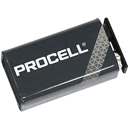DURACELL PROCELL 이펙터각 전지/006P(9V) 프로 사양 악기용 알카리 데라세루/프로 셀