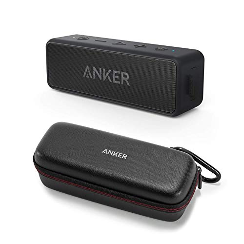 Anker Soundcore 2 Bluetooth Speaker Bundle with Official Travel Case