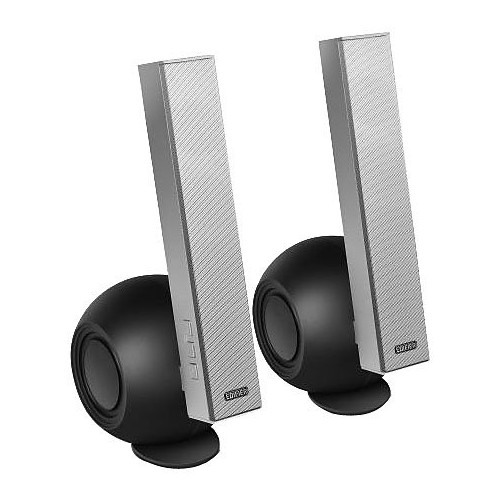 Edifier Exclaim Bi-Amped 2.0 Speaker System (e10), Silver