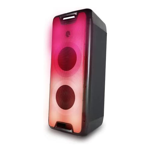 Gemini Sound GLS-880 28 Inch Active 1000W Watts Portable Wireless Rechargeable Bluetooth LED Light Big Party Speakers USB Microphone/Guitar SD Card Input and Remote Control and Microphone
