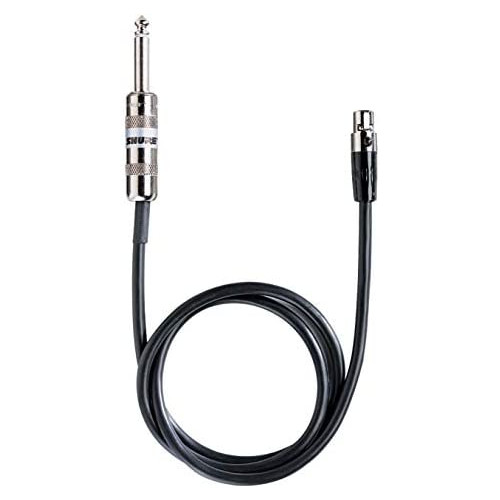 Shure WA302 2 Instrument Cable, 4-Pin Mini Connector (TA4F) to 1/4 Connector