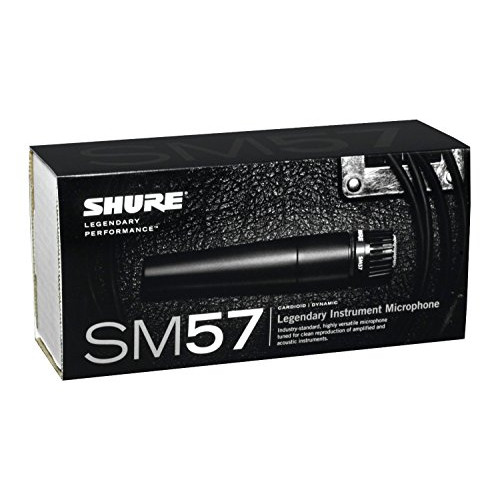 Shure SM57/58 Bundles with Gearlux Boom Stand, XLR Cable, and Polishing Cloth