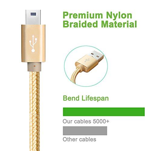 PS3 Nylon Braided 3M Charging Cable