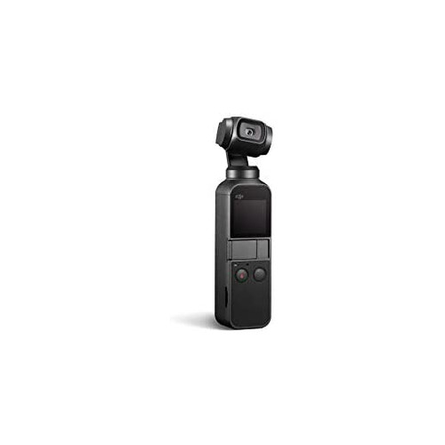 DJI Osmo Pocket - Handheld 3-Axis Gimbal Stabilizer with integrated Camera 12 MP 1/2.3u201D CMOS 4K60 Video, for YouTube, TikTok, Video Vlog, Streamlabs, Attachable to Smartphone, Android, iPhone, Black
