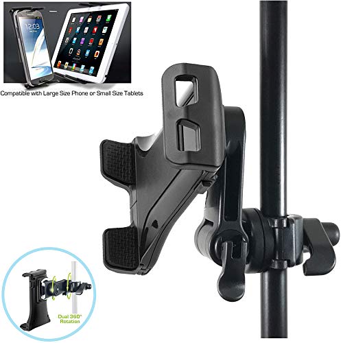 ChargerCity Custom Music/ Microphone Tablet Stand Mount with Multi Swivel Adjustment Holder for New Apple IPAD MINI Google Nexus 7 KINLE Fire BN Nook HD Color Samsung Galaxy Tab 7 7.7 & other 7 to 8 Tablets