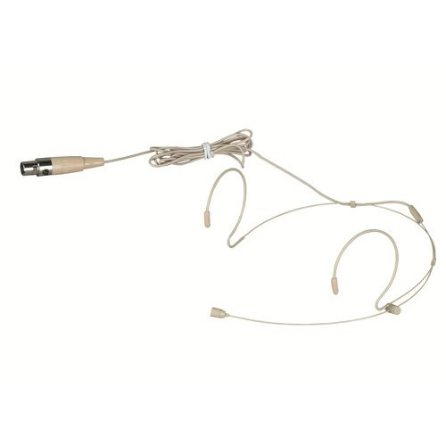GTD Audio Double Earhook Headset Microphone for Belt Pack Transmitter of G-622 G-787 G-733 Series