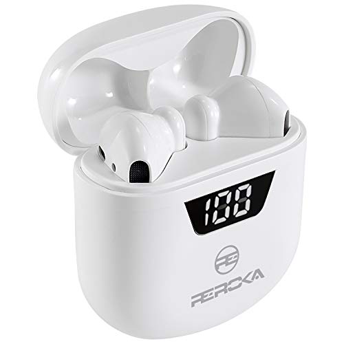 REROKA Bionic Series True Wireless TWS Gym Yoga Sports Super Mini Earbuds Bluetooth 5.0 with Led Charging Case