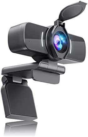 Webcam with Microphone, 1080P 30fps HD Webcams, USB 2.0 Computer Webcam, 3D Noise Reduction and Automatic Gain Web Cam for PC Mac Laptop Desktop,Video Calling, Online Classes and Video Conference