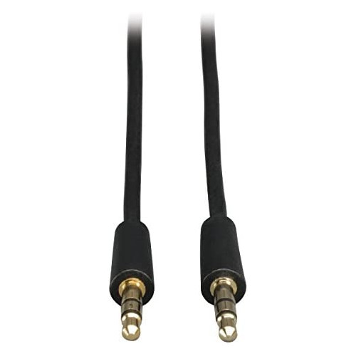 TRIPP LITE P312-001 1-Feet Mini Stereo Audio Dubbing Cord 3.5mm M/M Connectors,Black