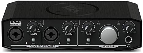Mackie Audio Interface, Onyx Producer 2X2 USB Audio Interface with MIDI (Onyx Producer 2-2)