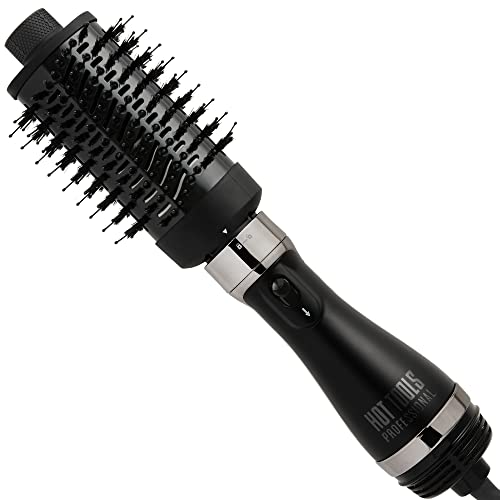 HOT TOOLS Professional Black Gold Detachable One-Step Volumizer and Hair Dryer, 2.4 inch Barrel