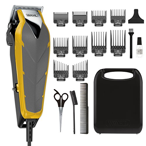Wahl Clipper Fade Cut Haircutting Kit for Blending and Fade Cuts with Extreme-Fade Precision Blades, Heavy Duty Motor, Secure-Snap Attachment Guards, and Fade Lever for Home Haircuts - Model 79445