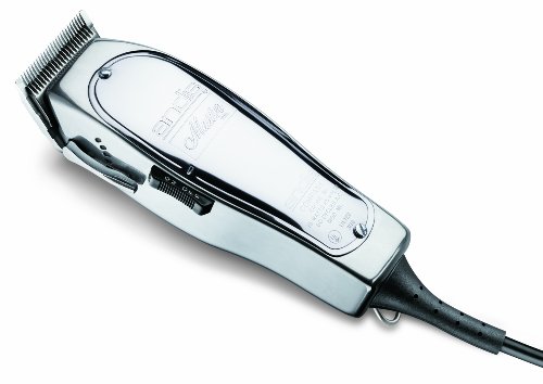 Andis 01557 Professional Master Adjustable Blade Hair Clipper, Silver, Chrome
