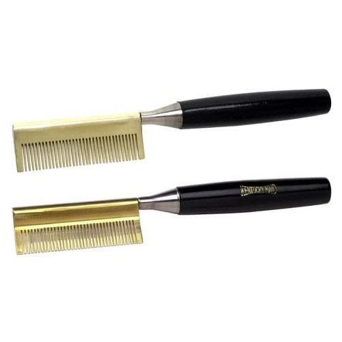 Kentucky Maid Classic Two Pack Set of Pressing Combs for Ultra Smooth Straightening (Detangler and Medium tooth)
