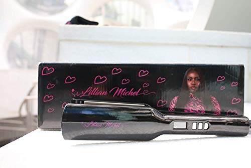 Lillian Michel Professional Titanium Flat Iron | Best Hair Straightener | Straightens Curls With Adjustable Temp | Heat Up To 480 F | Fast Heat & Perfect For All Types Of Hair