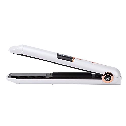 Electric Hair Straightener, Cordless Hair Straightener Professional USB Charging LED Display Electric Flat Iron Straightener Curler Hair Styling Tools for Family and Beauty Salon