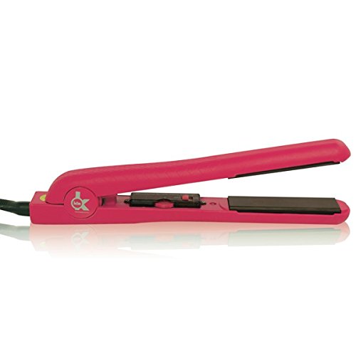 KOR Professional Matte Series Pink 1.25 Ceramic Plates New Ionic Hair Straightener Dual Voltage Flat Iron