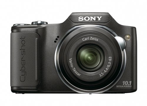 Sony Cyber-shot DSC-H20/B 10.1 MP Digital Camera with 10x Optical Zoom and Super Steady Shot Image Stabilization