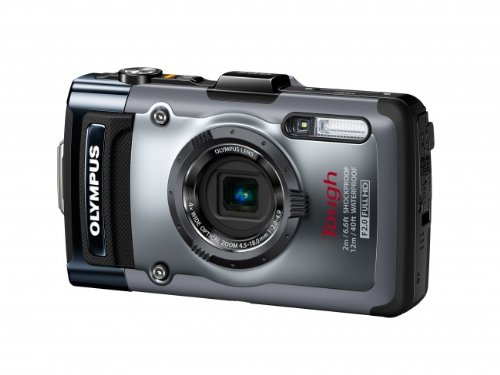 Olympus TG-1iHS 12 MP Waterproof Digital Camera with 4x Optical Zoom,Silver