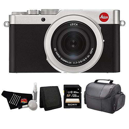 Leica D-Lux 7 Point and Shoot Digital Camera Kit with 128GB Memory Card + More