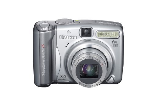 Canon PowerShot A720IS 8MP Digital Camera with 6x Optical Image Stabilized Zoom (OLD MODEL)