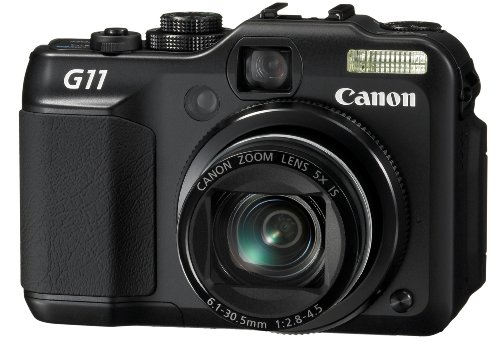 Canon PowerShot G11 10MP Digital Camera with 5x Wide Angle Optical Stabilized Zoom and 2.8-inch articulating LCD