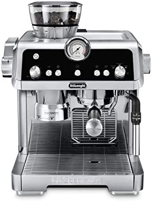 DeLonghi La Specialista Espresso Machine with Sensor Grinder, Dual Heating System, Advanced Latte System & Hot Water Spout for Americano Coffee or Tea, Stainless Steel, EC9335M