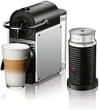 Nespresso Pixie Espresso Machine by DeLonghi, Aluminum