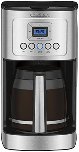 Cuisinart DCC-3200P1 PerfecTemp 14-Cup Programmable Coffeemaker with Glass Carafe, Fully Automatic Allows for Brew Strength Control and 1-4 Cup Setting, Stainless Steel