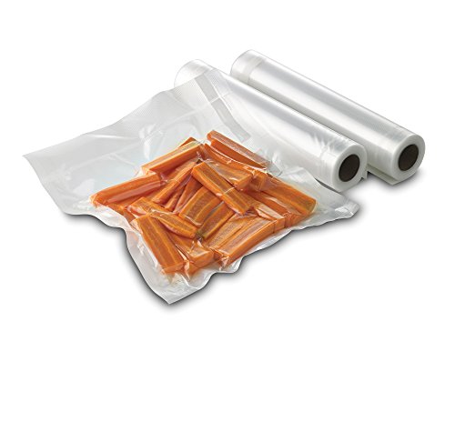 FoodSaver 11 x 16 Vacuum Seal Rolls with BPA-Free Multilayer Construction for Food Preservation, 2-Pack