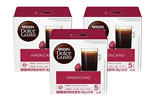 Dolce Gusto Nescafe Coffee Pods, Latte Macchiato, 16 Count, Pack of 3