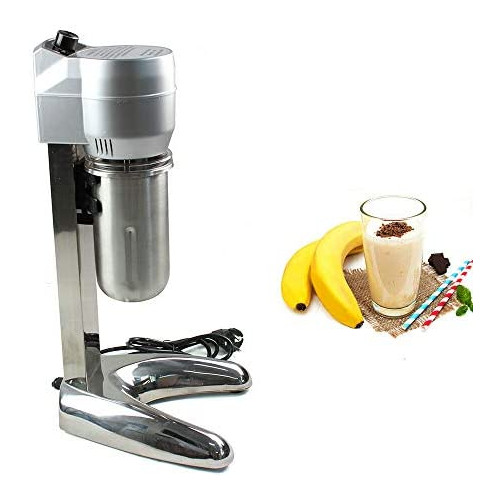 22 oz Mixing Cup Electric Maker Machine Drink Mixer Mixer Commercial Ice Cream Mixer All Stainless Steel Body, Drink Mixer Machine Smoothie Malt Blenders 110V 180W (Single head A)