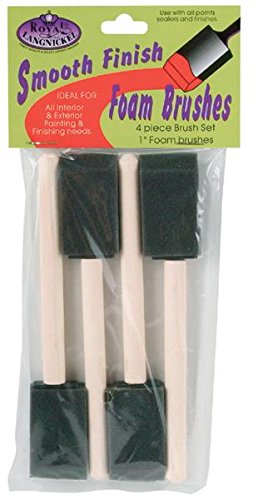 Royal Brush Foam Brush, 4-Pack