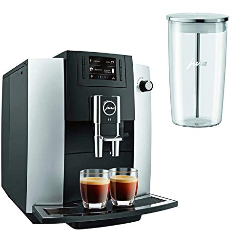 Jura 15070 E6 Automatic Coffee Center, Platinum with Milk Container