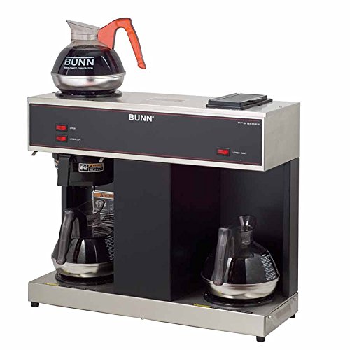 Bunn Pour-O-Matic Pour-Over Coffee Brewer, Stainless Steel, Black