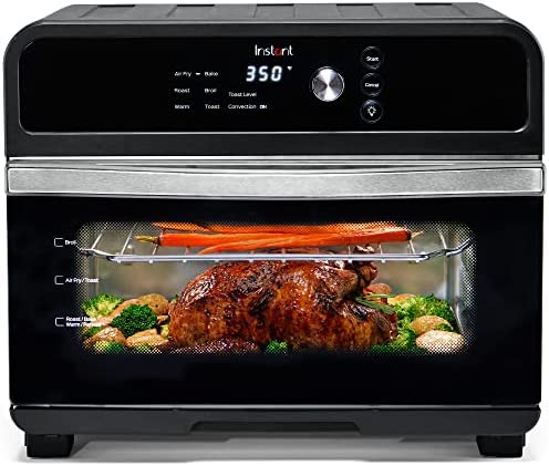 Instant Pot Vortex Plus 10-Quart Air Fryer, 7-in-10 Rotisserie and Convection Oven, Roast, Bake, Dehydrate and Warm, with EvenCrisp Technology, Free App with over 1900 Recipes, 1500W, Stainless Steel