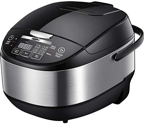 COMFEE 5.2Qt Asian Style Programmable All-in-1 Multi Cooker, Rice Cooker, Slow Cooker, Steamer, Saute, Yogurt Maker, Stewpot with 24 Hours Delay Timer and Auto Keep Warm Functions