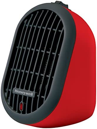 Honeywell HeatBud Ceramic Space Heater, Black u2013 Energy Efficient Ceramic Heater with Two Heat Settings for Home, School or Office