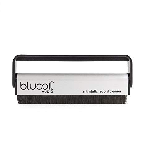 Blucoil Audio Carbon Fiber Anti-Static Cleaning Brush for Vinyl/LP Records and Speakers