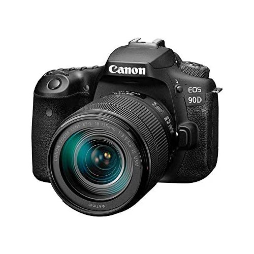 Canon DSLR Camera [EOS 90D] with EF-S 18-55 is STM Lens Kit, Built-in Wi-Fi, Dual Pixel CMOS AF and 3.0-inch Vari-Angle Touch Screen, Black
