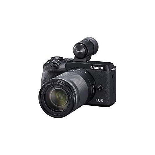 Canon EOS M6 Mark II Digital Camera Ef-M 18-150mm F/3.5-6.3 IS STM Lens, Black