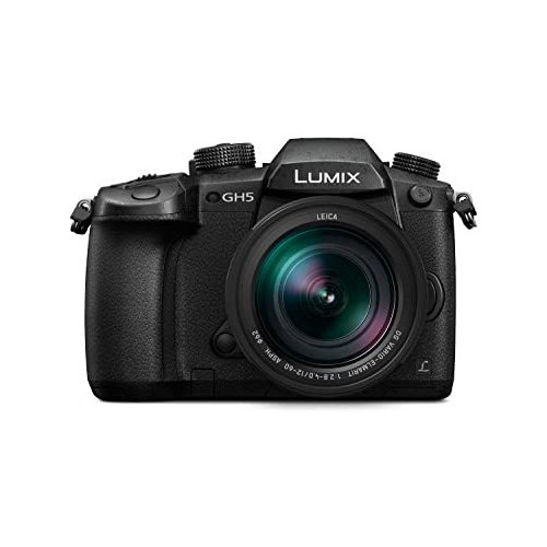 Panasonic LUMIX DC-GH5LEB-K Compact System Mirrorless Camera with 12-60 mm Leica Lens - Black