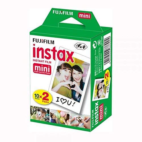 Fujifilm Mini Instant Camera Film, 20 Exposures (2 Boxes)