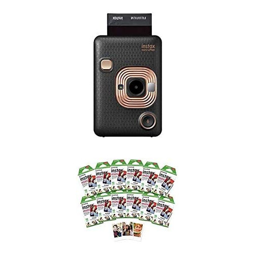 Fujifilm Instax Mini Liplay Hybrid Instant Camera - Blush Gold