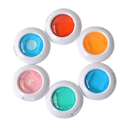 Quality Photo 6 Pack Lens Filters - for Instax Mini 8 Mini 9 Instant Film Camera Close Up Color Filter