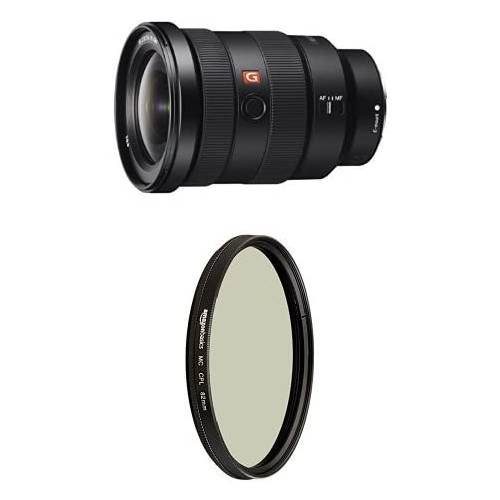 Sony SEL1635GM 16-35mm f/2.8-22 Zoom Camera Lens, Black and Circular Polarizer Lens - 82 mm
