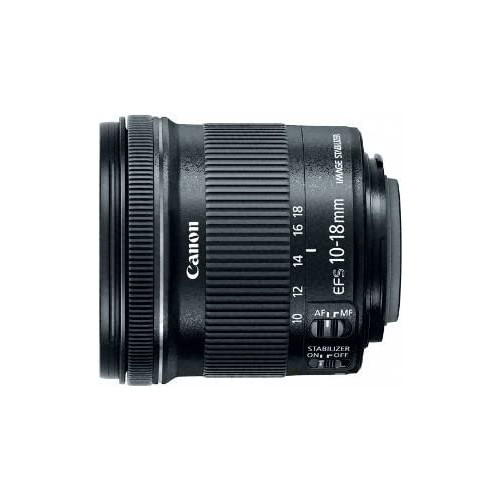 Canon EF-S 10-18mm f/4.5-5.6 IS STM Lens with UV Protection Lens Filter - 67 mm
