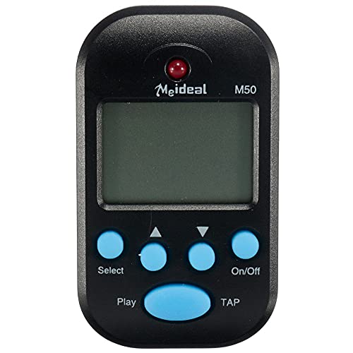 Waterwood Meideal M50 Black Mini Metronome Multi-functional LCD Digital Beat Tempo