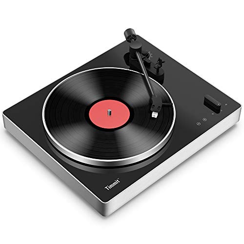 Bluetooth Turntable for Vinyl Records,USB Belt-Drive Vinyl Player with Hi-Fi Stereo Speaker,Supports Vinyl-to-MP3 Recording,RCA Output,Anti-Skating