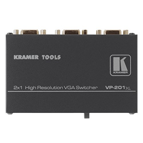 Kramer Electronics VP-201xl Computer Graphics Video Mechanical Switcher 2x1or 1:2 VGA/UXGA Switch